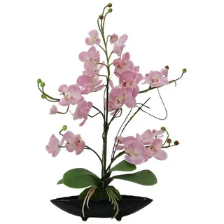 Kunstorchidee Künstliches Orchideen Arrangement Ivie, rosa, 5 Zweige, 50cm Orchidee (Orchidee phalaenopsis), artplants, Höhe 50.0 cm rosa