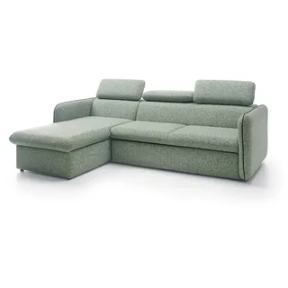 Design Ecksofa Schlafsofa Multifunktion Couch Leder Textil Polster Sofas Kasten