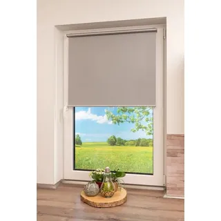 Springrollo Klemmfix-Rollo, K-HOME, verdunkelnd, Klemmfix grau 85 cm x 200 cm