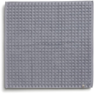 Möve Piquée Badteppich 60 x 60 cm aus 100% Baumwolle, Granite