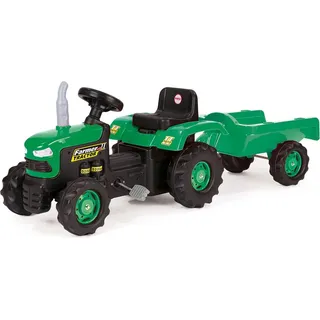 Dolu Trettraktor mit Anhänger grün (MPNR)