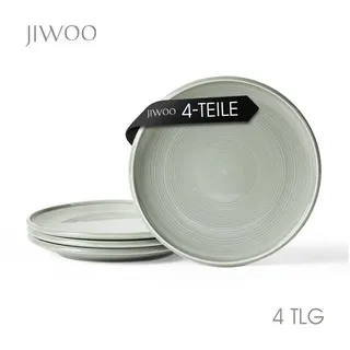 jiangxi jarwah industrial co., ltd Frühstücksteller Ø 21 cm grau 4er Set