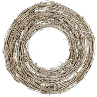 Mica Decorations Kranz Weide 3 cm x Ø 35 cm Hellbraun