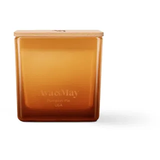 Ava&May Pumpkin Pie Duftkerze 220g Gourmand & Süss Vegan, 100% pflanzenbasiertes Wachs