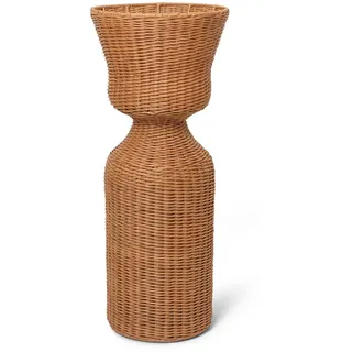 Ferm Living - Agnes Blumenständer geflochten, H 90 cm, natur