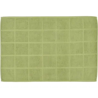 Duschmatte ROSS "Duschvorleger", grün (kiwi), H:10mm, Baumwolle, Badematten, besonders weich, Badezimmerteppich, uni