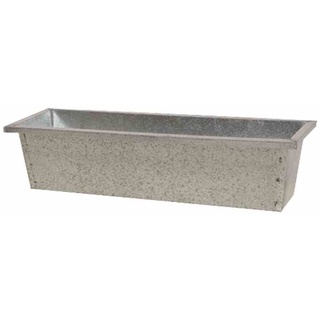 Siena Garden Blumenkasten 50 x 19 x 12 cm verzinkt silber