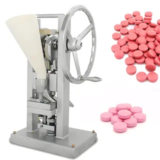 DHMYYXGS Labortablettenpresse,Tablettenpresse Zuckerpillen,Kleine Manuelle Tablettenpresse,Labor-Pulvertablettenpresse,DIY-Milchtabletten-Tabletten-Zuckerscheiben-Selbstbaumaschine