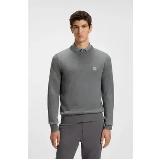 BOSS für Herren. 50527583 Kanovano Pullover grau (XXL), Lässig, Baumwolle