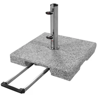 Doppler Schirmständer Granit 70 kg Grau