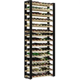 LENMAR Weinregal 204 x 84 x 27 cm Beige