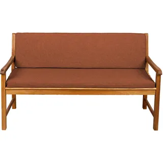 Gutekissen® Bankauflage Terrassen-Rasenbank oder Schaukel Gartenmöbel FK5 (200x40x50, Orange)