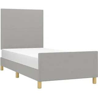 vidaXL 100 x 200 cm Kopfteil Grau