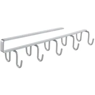 Metaltex Colgador Doble Gancho MY-HOOKS. Acabado Polytherm® Color Plateado