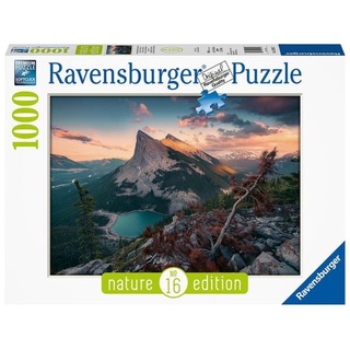 Puzzle Ravensburger Abends in den Rocky Mountains Nature Edition 1000 Teile