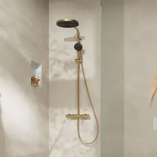 Hansgrohe Pulsify S Puro Duschsystem 260 1-jet Brushed Bronze 24236140