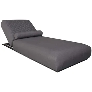 »Sunrino« Loungeliege Anthrazit Sooty Aluminium/Sunbrella®-Stoff Gartenliege verstellbar