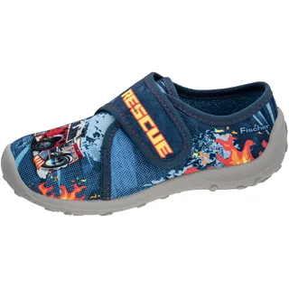 Fischer Klett-Hausschuh Blau 29