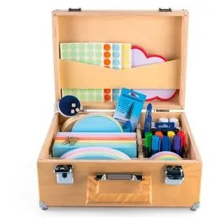 Magnetoplan Moderationskoffer Wood Series 2.400 Teile