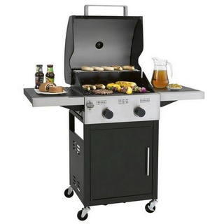 Tepro Gasgrill Keansburg 2 SE, 2-Brenner, Gussrost, abklappbare Seitenablagen
