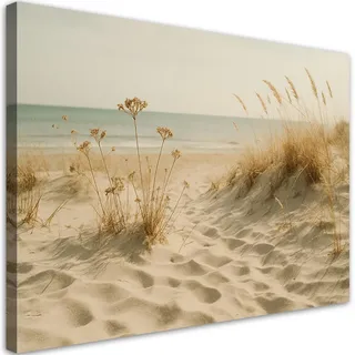 Feeby Leinwandbild, Beige, Textil, Landschaft/Berg, Rechteckig, 60x40 cm, Bilder und Zubehör, Wandbilder, Leinwandbilder