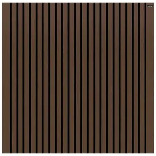 Elephant Zaun WPC Dark Line Stripes Black Natural Dark Brown 180x180cm co-extrudiert