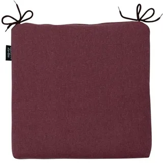 Madison Stuhlkissen Canvas Eco+ 40 x cm Mischgewebe Rot Bordeaux