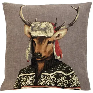 Mars & More Gobelin Kissen Nordic Hirsch 45x45cm