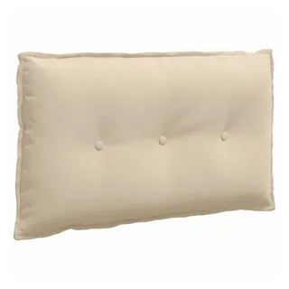 vidaXL Rückenkissen 80 x 50 cm Creme