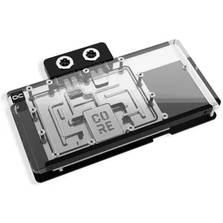 Alphacool Core RX 9070 XT Aorus Elite transparent/chrom inkl. Backplate, (14780)