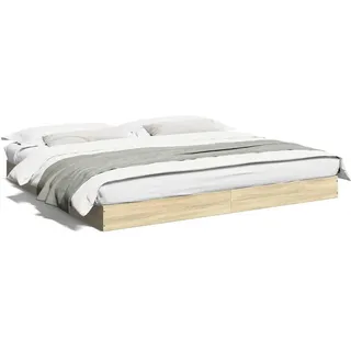 vidaXL Bettgestell 180 x 200 cm Braun