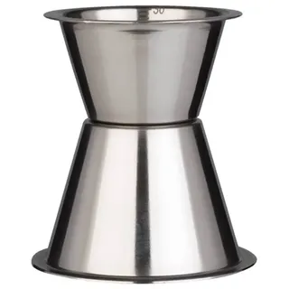 Doppelmessbecher 30/50ml, Skalierung - Edelstahl"