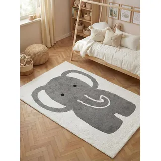 HANSE HOME Emil Kinderteppich 140 x 200 cm Creme/Grau
