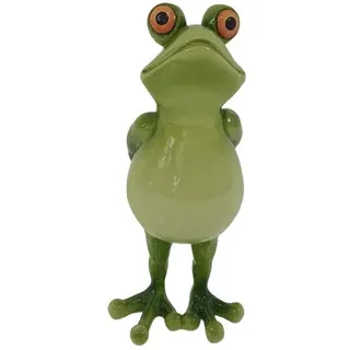 FD Dekofigur Frosch stehend 25 cm Grün