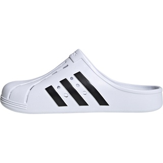 adidas Adilette Clog Badelatschen in ftwr white-core black-ftwr white, Größe 42 - weiß