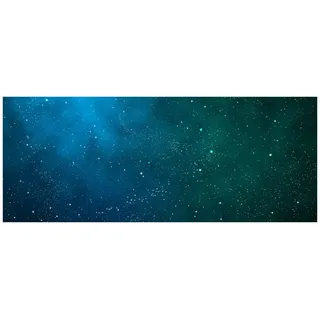 Wallario Poster - Sternenhimmel - Milchstraße und Sterne bei Nacht in Premiumqualität, Größe: 50 x 125 cm