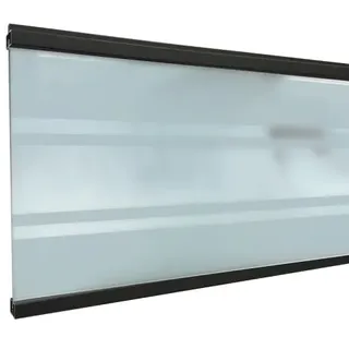 Elephant Modular EVO Design-Einsatz 21x180cm Glas, Leiste anthrazit