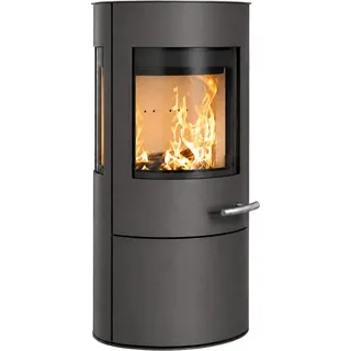 Haas + Sohn Kaminofen VITUS.l MOONLIGHT, Exklusiv, Lieferung bis ins Wohnzimmer, 6,4 kW, Zeitbrand, NEU in der Farbe Moonlight grau grau