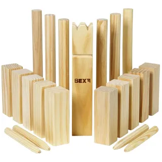 Selecta Spielzeug Kubb Basic Holz-Outdoor-Spiel