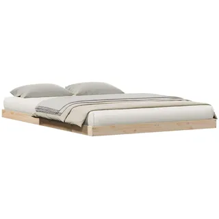 vidaXL Bodenbettrahmen 140 x 220 cm Beige