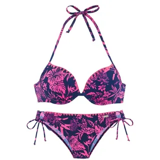 VENICE BEACH Push-Up-Bikini Kensi Blau 38 Cup B
