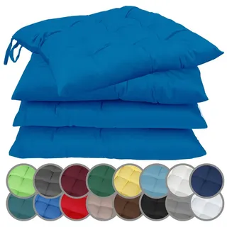 NatureMark Stuhlkissen 40 x 40 cm Blau