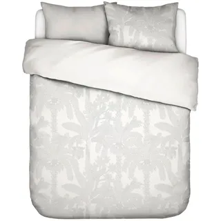 Essenza Bettwäsche Palma, Weiß, Textil, Palmen, 200x200 cm, Oeko-Tex® Standard 100, Schlaftextilien, Bettwäsche, Bettwäsche, Übergrößen-Bettwäsche