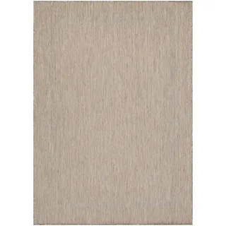 KADIMA DESIGN TEPPICH Outdoor ALSTER in Beige, einfarbig, 120 x 170 cm