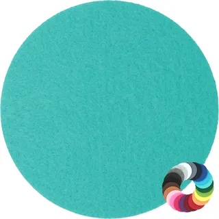 Filz Untersetzer & Platzset - Stärke: ca. 3mm - 100% Polyester - Made-in-Germany - Farbe/Größe: Dunkel-Türkis - HF019 35 cm