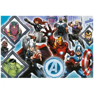 MARVEL Puzzle Avengers Puzzle Spannende Herausforderung für Fans, 104 Puzzleteile