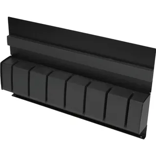 Kesseböhmer Linero MosaiQ Magnet-Messerhalter Stahl schwarz, Messerblock, Schwarz