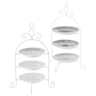 Boltze 1014084 Etagere Madita 3er 4tlg. 37 cm (1 Stück)