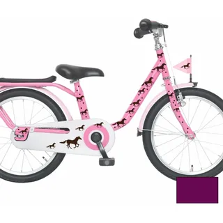 ilka parey wandtattoo-welt Fahrradaufkleber Fahrradsticker Aufkleber Pferde Pferdchen Fohlen Punkte Fahrradtattoo M1418 - ausgewählte Farbe: *Lila*