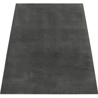 Paco Home Cadiz 630 Kurzflorteppich 160 x 220 cm anthrazit